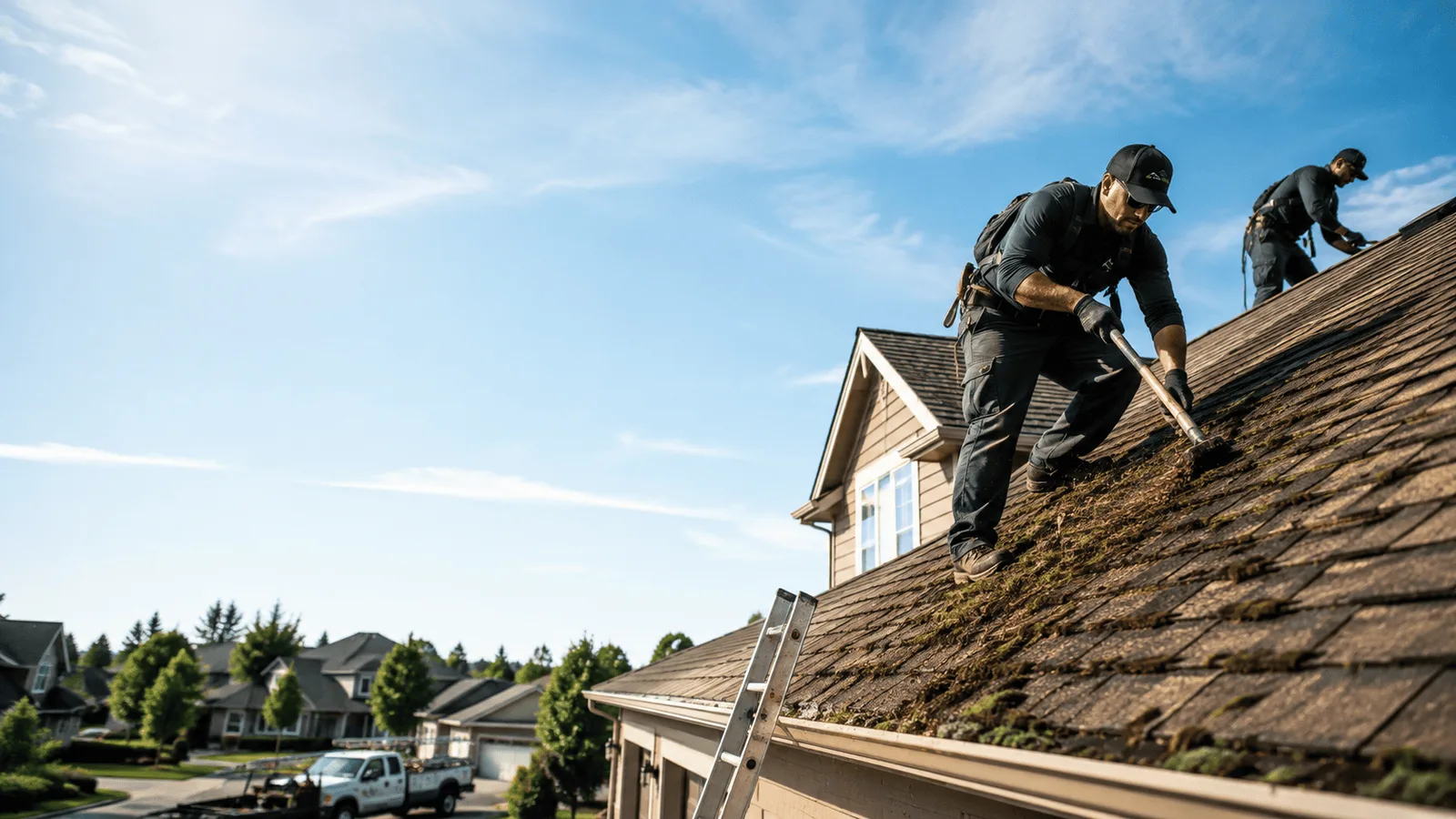 Roof Moss Removal in Oak Park, MN near me
